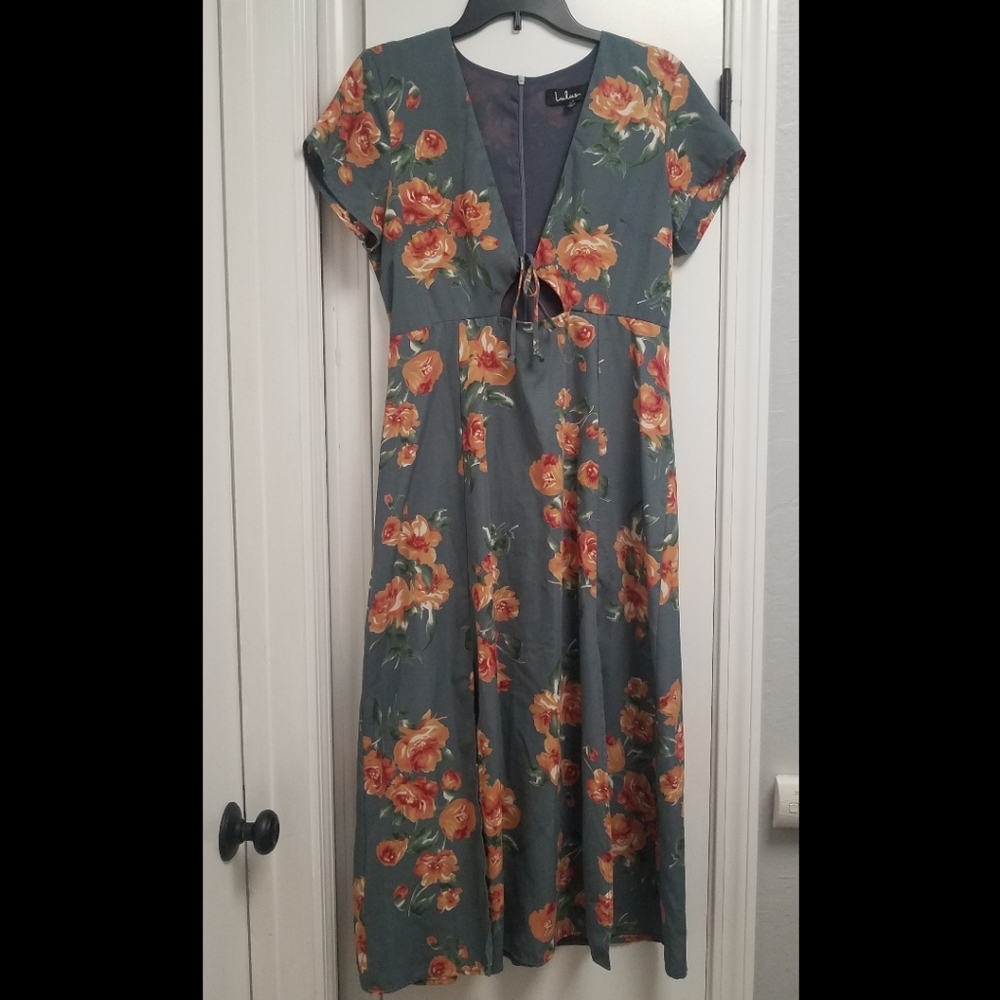 Floral Lulu's dress